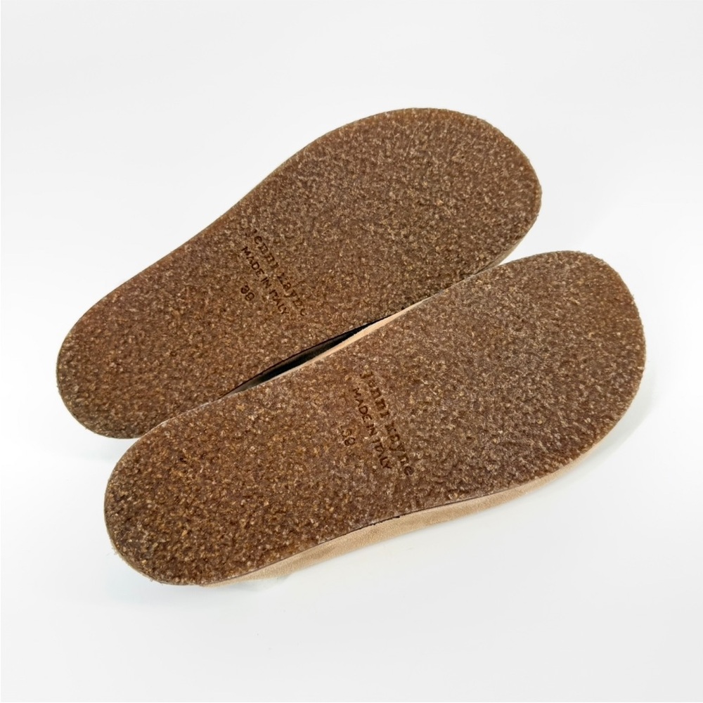 Jenni Kayne Shearling-Lined Moc Clogs Womens Size EU 39 US 9 Natural Suede - Picture 8 of 10